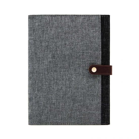 A5 RPET notebook com bolso de dentro da capa