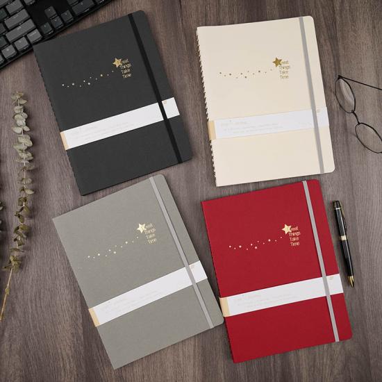 B5 Semi-hidden Wire-o Binding Business Notebook